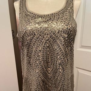 Chicos size 3 sequined tank top